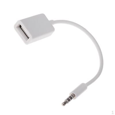 Аудиоразъем AUX 3,5 мм с гнездовым кабелем USB 2.0
