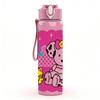 1PC Lovely Puppy Dog Art 750ml Color Plastic Sports Water Bottle Leakproof Flip Straw Lid Suitable for Sports Office Home Use