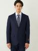 Ships Colors CANONICO Suit Jacket, Solid Color, Men's, Navy, Size 46, 217000007