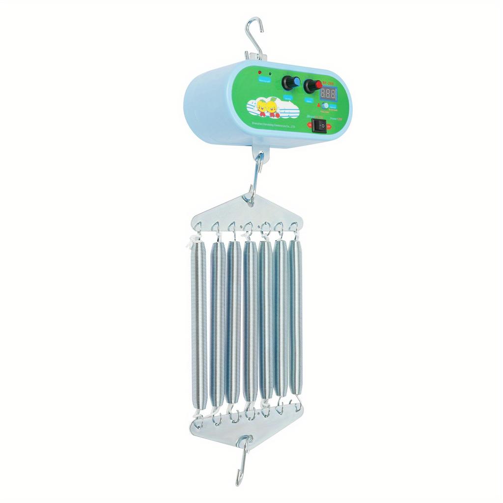 Baby Swing Controller – 10 Speed & Volume Settings with Timer – Hanging Design for Infants 0-12 Months – Silver/Green