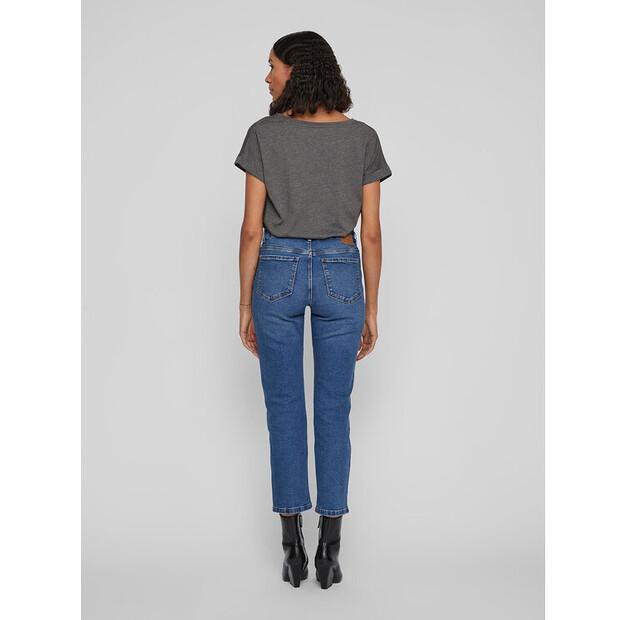 Джинсы Vila Alice 14080228 синий Straight Fit