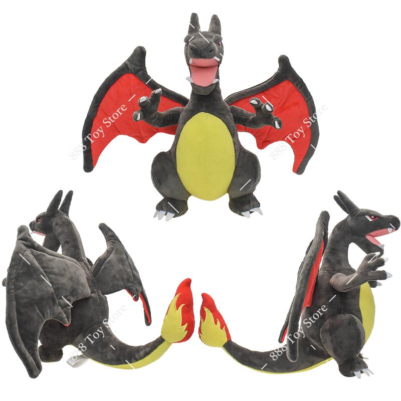 Plush Shiny Gyarados Charizard Mega Rayquaza Hisuian Zorua Ho-Oh Lucario Butterfree Anime Stuffed Peluche Kids Xmas Gift