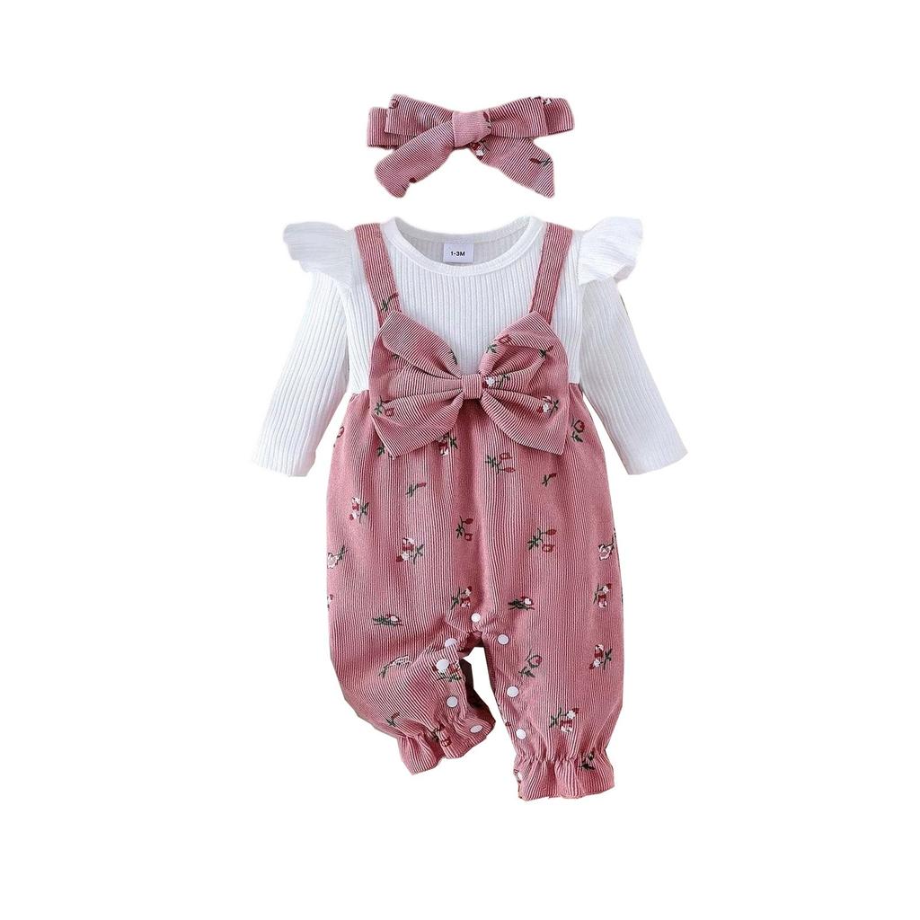 Стильный комплект из двух предметов для девочек: топ и брюки