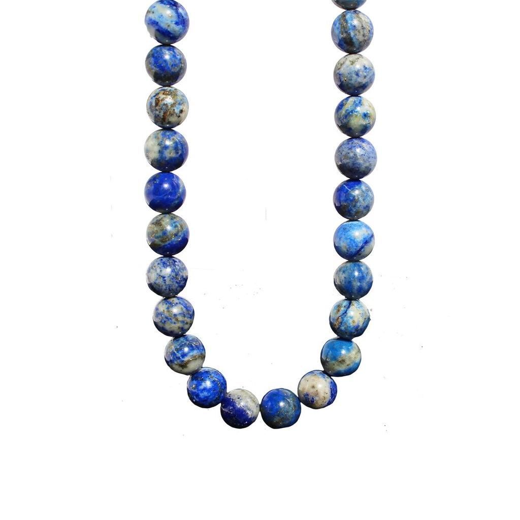 Ожерелье из бусин натурального лазурита класса А: Винтажный китайский стиль чонсам цепочка на ключицу для женщин