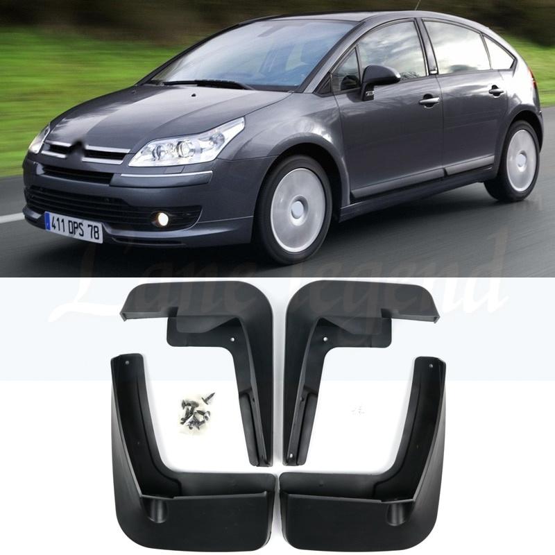 Набор автомобильных брызговиков, пригодных для Citroen C4 1 2004-2010, хэтчбек, брызговики, брызговики, крыло, переднее и заднее 2005 2006