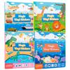Children'S Early Education Puzzle Magic Static Sticker Animal Traffic Cognition Repeatedly Paste Jelly Book Paper Toy