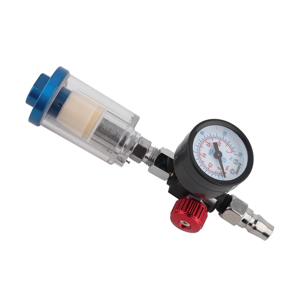 Регулятор давления воздуха на входе 14 дюймов, встроенный фильтр-сепаратор для воды и масла, инструмент для краскопульта