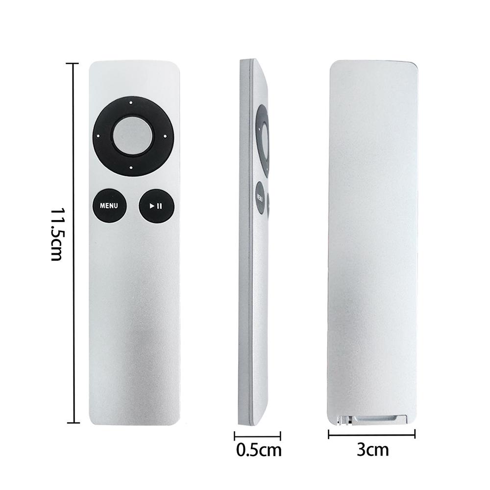 Smart Replacement Remote Control for Apple TV Mini Size TV Remote Controller Easy To Grab Silver