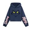 Kids' Casual Fashion Christmas Printed Long Sleeve Hooded Sweatshirt (No Drawstring)