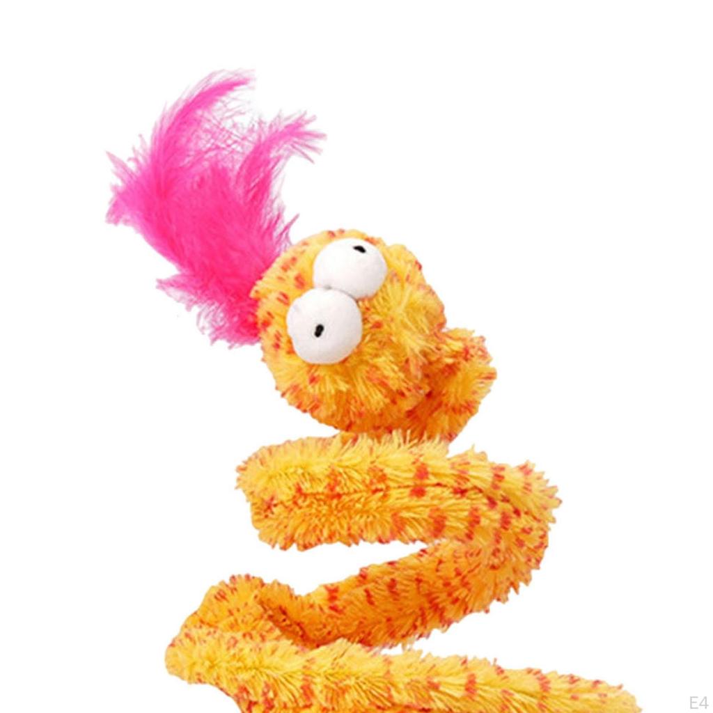 Cat Spiral Snake Toy Pet Coil Action Toys Creative Activity Swatting, Biting, Kitten