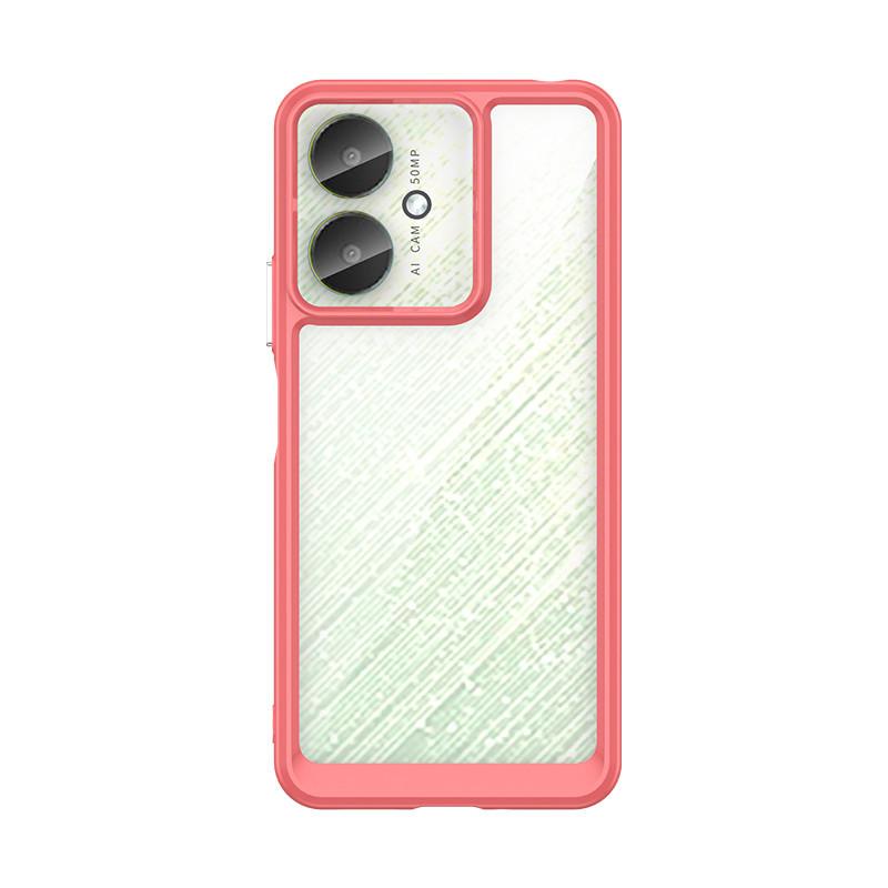Прозрачный чехол PMMA для Xiaomi Redmi 13C 13R 5G 4G Poco M6 C65 TPU Redmi13C Redmi13R TPU цветной мягкий чехол с рамкой из твердого материала