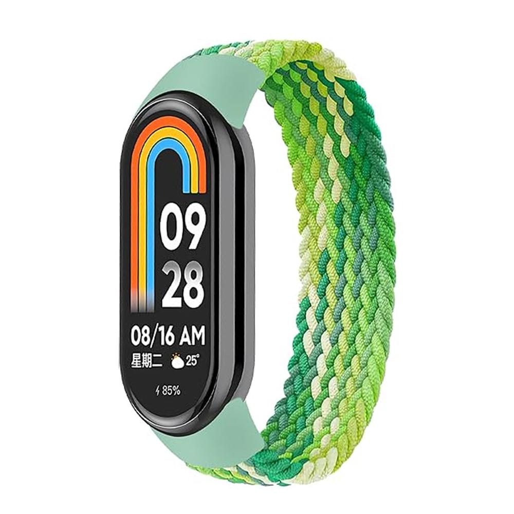 Ремешки для Xiaomi Mi Band 10 9 8 NFC miband умные часы аксессуары Запасной ремень Плетеный браслет correa mi band 10 ремешки