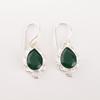 Green Onyx Gemstone Earrings 925 Sterling Silver Handmade Jewelry Gift For Mom EE-163-20