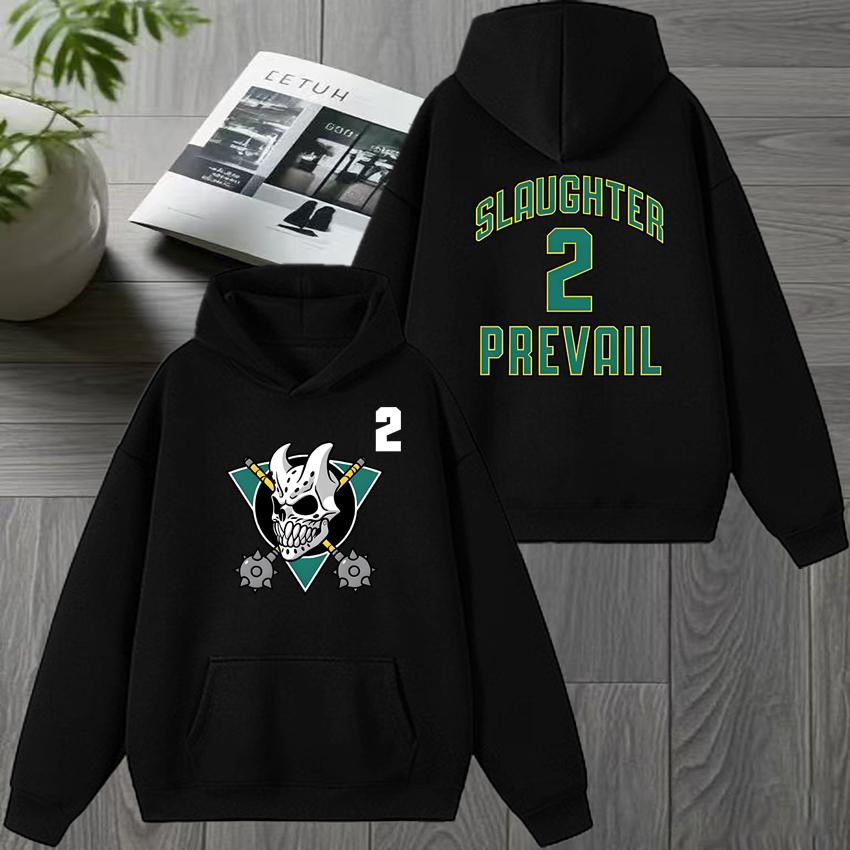 2026 New in SLAUGHTER TO PREVAIL Hockey Double Sided printed Sweatshirt Unisex harajuku Fleece pullover Men women Winter Hoodie