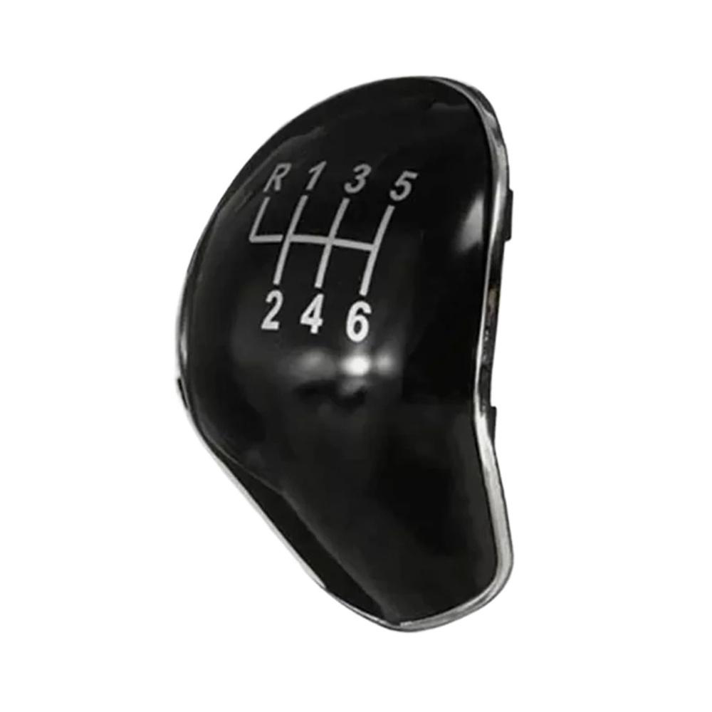 6 Speed Gear Stick Shift Knob Cap Cover Insert Black For Ford Focus Fiesta