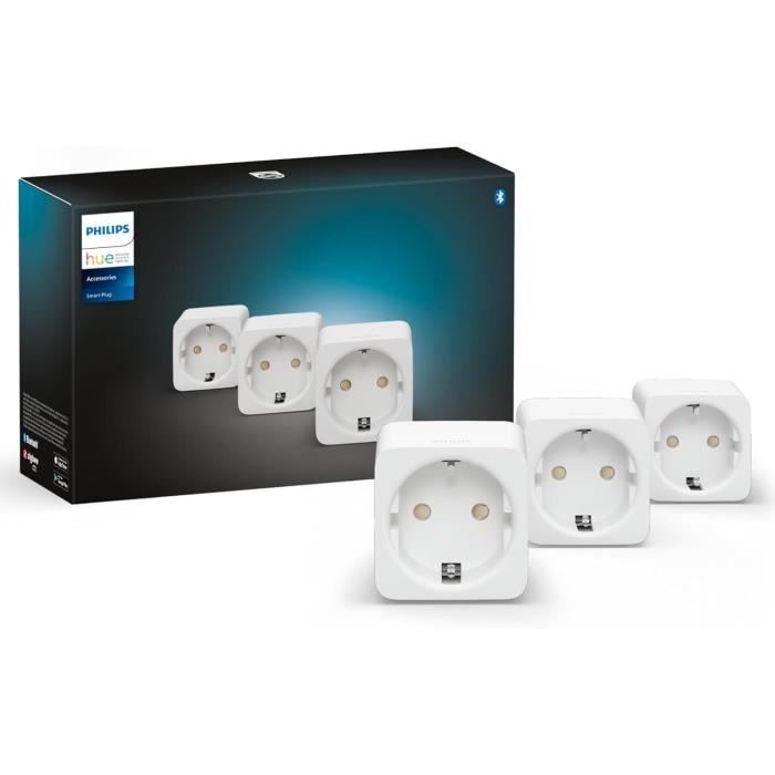 Lot De 3 Prises Connectées - PHILIPS HUE - Blanc