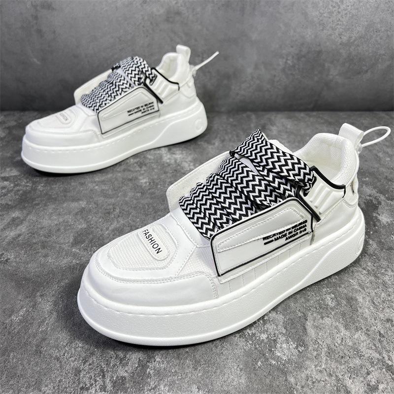 Массивные кроссовки размера плюс 45 для мужчин, модные повседневные туфли из микрофибры, кожи и сетки, дышащие, на увеличенной платформе