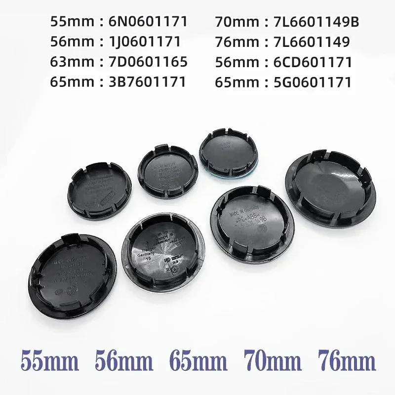 For VOLKSWAGEN VW 2025 Hot 4PCS 56mm 63mm 65mm 70mm Car Wheel Center Hub Caps Cover for VW Volkswagen Golf Polo Passat Touran CC
