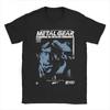 2025 Мужская и женская футболка MGS1 Solid Snake Игра Metal Gear Хлопковый топ Смешная футболка с коротким рукавом и круглым вырезом Классическая футболка