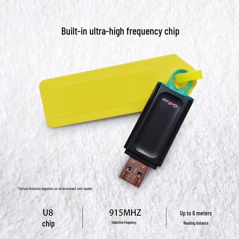 Kaile UHF RFID противометаллические подвесные метки, 28x92 мм, 100 шт.
