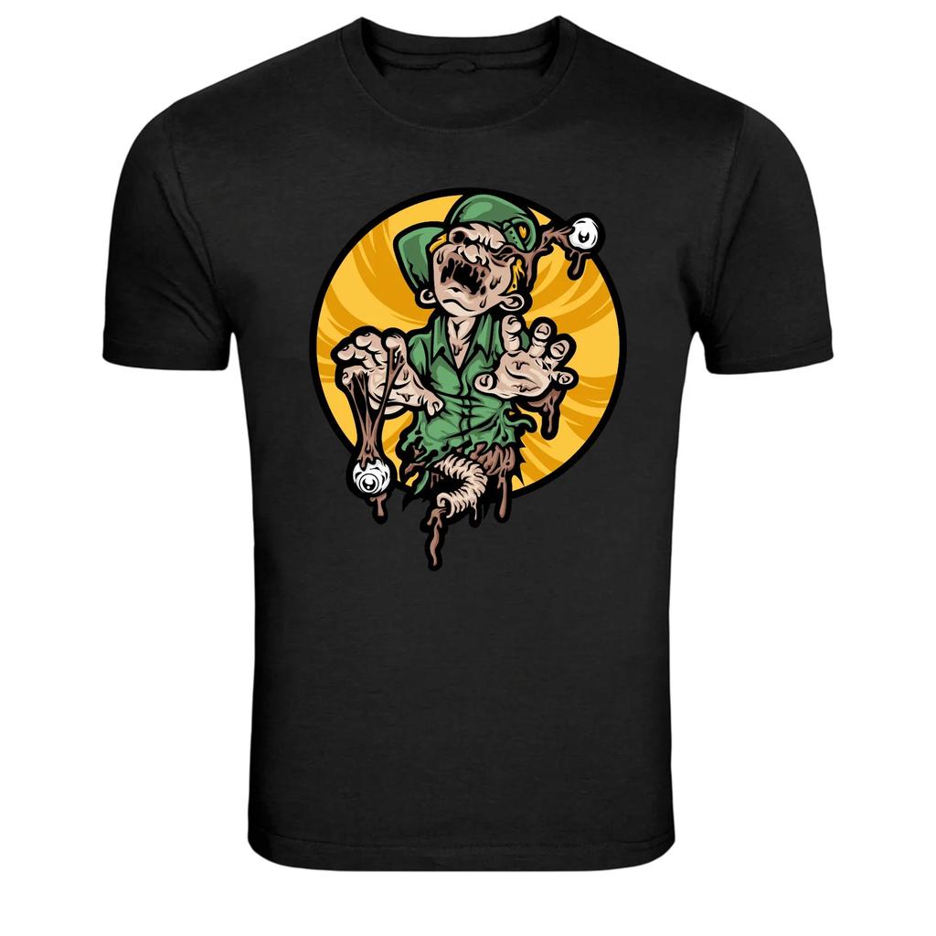 Zombie Soldier Cartoon Undead Graphic T-Shirt