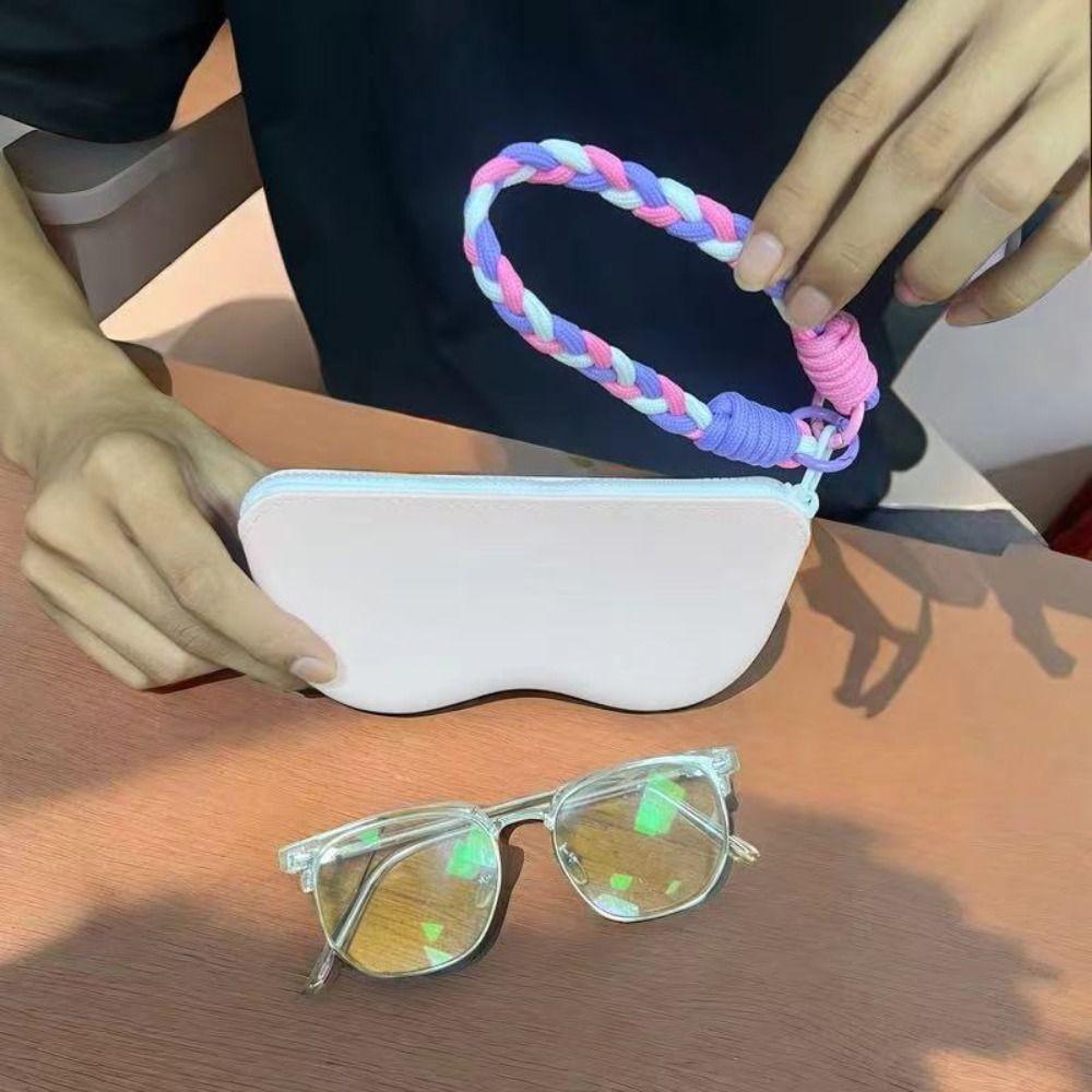 Пылезащитная косметичка Портативный защитный чехол для солнцезащитных очков Модная силиконовая сумка для очков