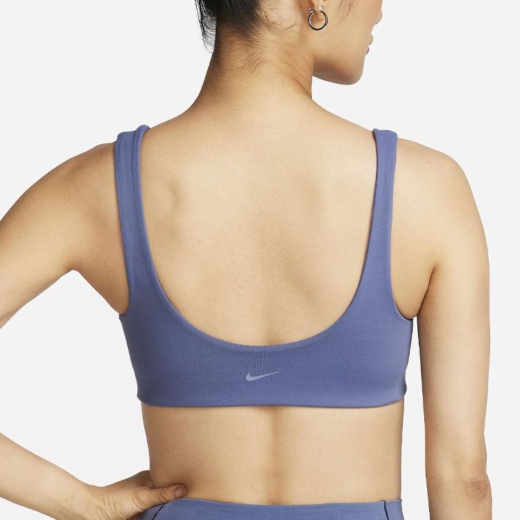 Nike Спортивное нижнее белье женское синее умеренной поддержки FB3240-491