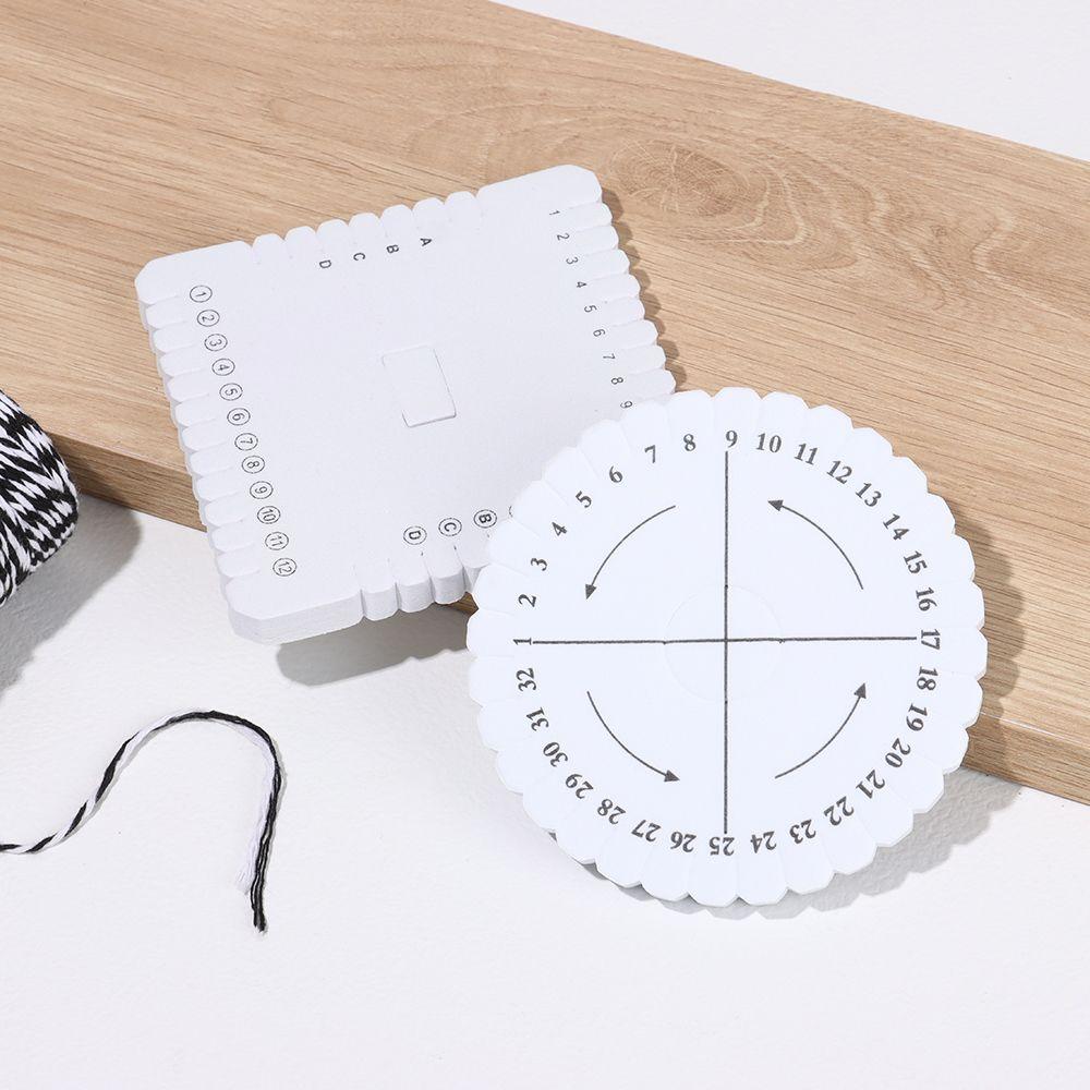Hot Rope Knot DIY Weaving Tool Tray Braided Braiding Cord Disks Apparel Sewing Woven Board Disk