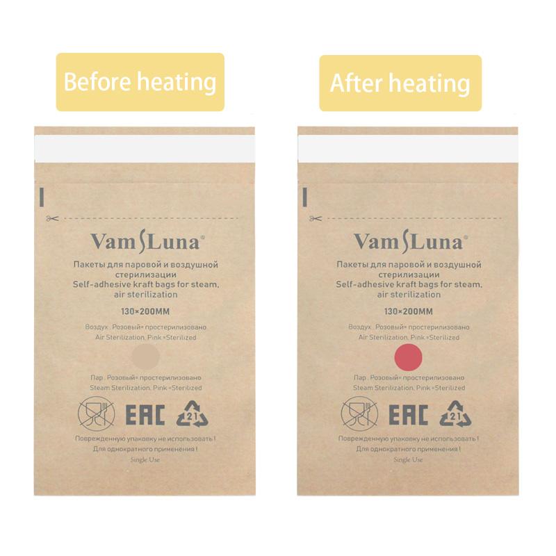 50/100 шт. 130X200 мм одноразовый стерилизатор для дезинфекции косметики сумка для инструментов для ногтей дезинфекционная машина аксессуар маникюрные инструменты