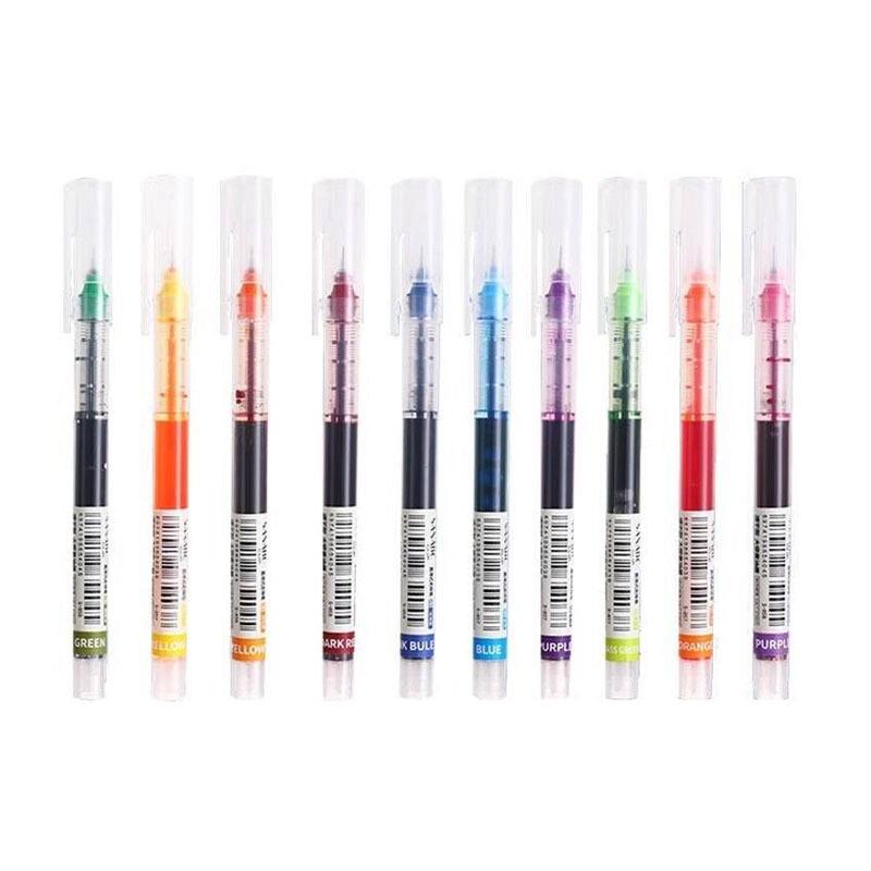 High-Value Colorful Quick-Dry Rollerball Gel Pen 0.5 for Student Highlighting
