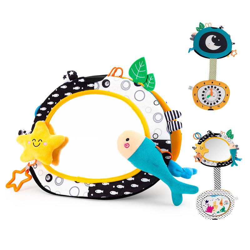 Детское Ха-ха Интерактивное Зеркало Регулируемое и Складное для Развития Зрения и Тренировки Навыков Захвата Рукой