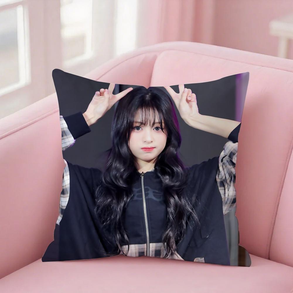 Чехол для подушки Singer A-Ahyeon Квадратный Двусторонний принт Короткий плюш Чехол для диванной подушки Спальня Прикроватная подушка