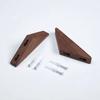 Деревянный настенный вешалка для одежды, крючок для пальто, декоративный держатель для ключей из натурального дерева, шляпа