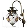 Ball Shaped Glass Wall Lamp for Living & Home Decoration Turkish Lamp (Multicolour, Bulb Not Included); Made In India