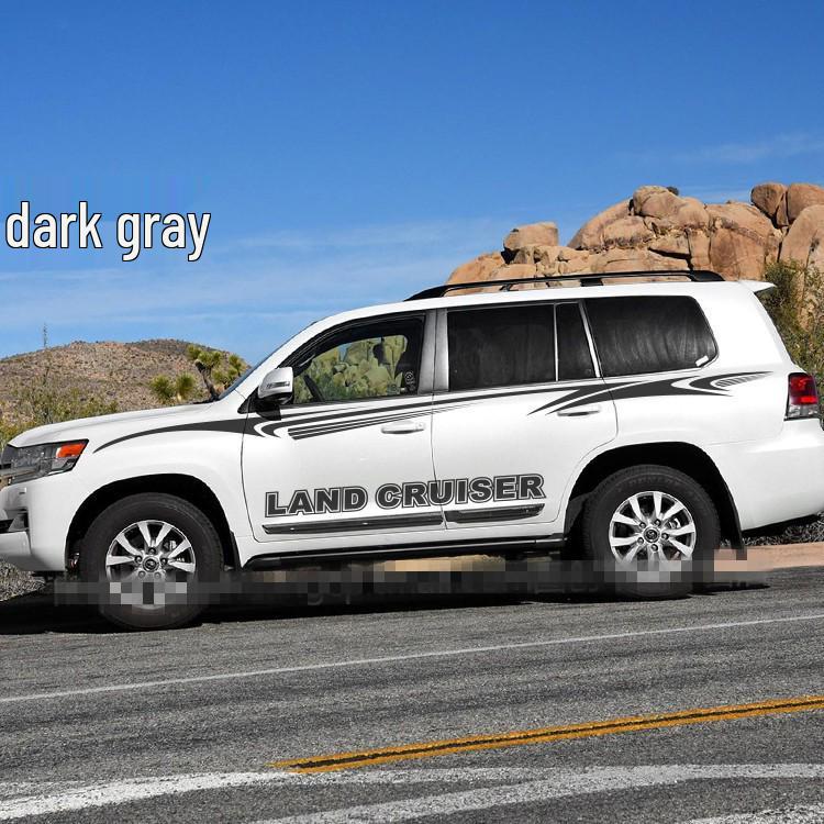 Персонализированные полосы на кузов автомобиля Toyota Land Cruiser