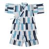 Jinbei Made In with Yagasuri 130cm Boys' (Kids' Kimono) - 100% Cotton, Japan, Pattern, Blue,