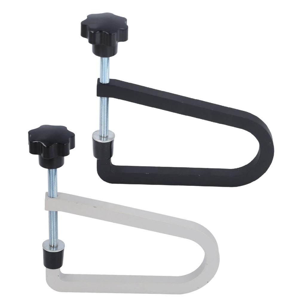 Acoustic Guitar Bridge Clamp Cast Steel Deep Throat U Clamp Folk Guitar Repair Tool