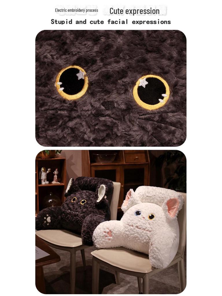 Мягкая прикроватная подушка: Большая подушка для поддержки спины для кровати или дивана — идеально подходит для общежития и отдыха с телефоном