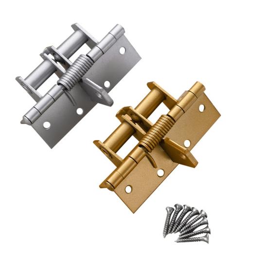 1 комплект, 4 дюйма, автоматический дверной шарнир, позиционирование на 90 градусов, универсальный, многофункциональный, сверхмощный, самозакрывающийся, деревянный дверной доводчик