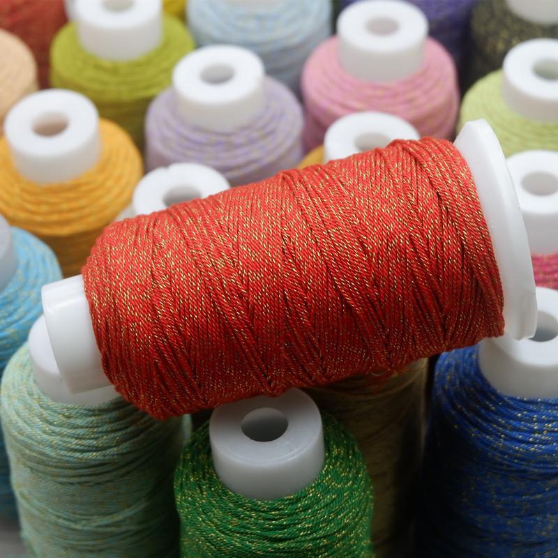 Большой рулон 100 г золотая хлопковая нить для ручного плетения 1,0 мм тибетская ручная веревка кисточка нить Diy Wenwan Bodhi специальная плетеная нить