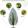 Insect-Proof Mesh Cover Fruit Tree Netting Bags with Zipper Drawstring Bird Insect