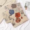Peony Printed Cashmere Scarf Women Winter Luxury Pashmina Blanket Thick Shawl Wrap Neckerchief Fashion Bufanda Echarpe Poncho