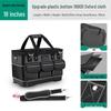 Большая многофункциональная сумка для инструментов электрика: Водонепроницаемый, износостойкий холст с плотной тканью для удобного хранения и ухода.