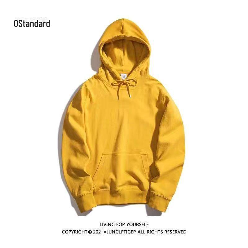 Темно-зеленая глянцевая мужская толстовка с капюшоном большого размера на флисовой подкладке для осени и зимы