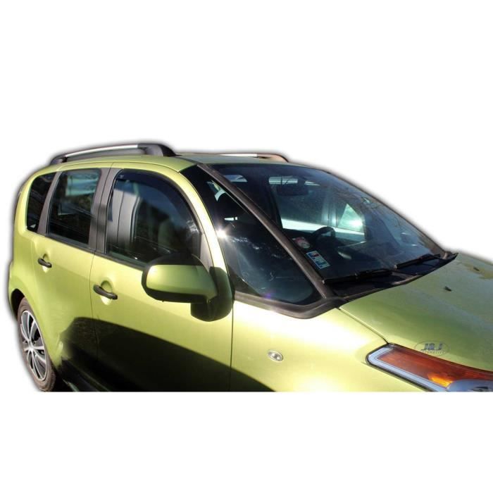 Дефлекторы воздуха - J&J AUTOMOTIVE - Heko - Тонированные - Для Citroen C3 Picasso 2008-2017 - Простая установка