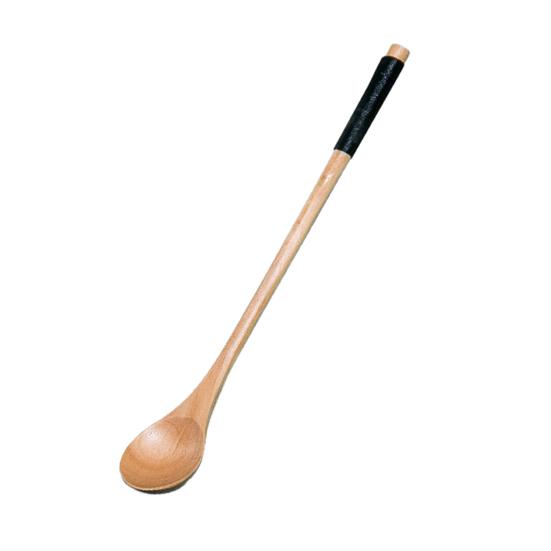 Coffee Spoon High Temperature Resistance Long Handle Anti-scalding Japanese Style Wiring Serving Scoop