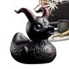 Duck Statue Indoor Gothic Sculpture Punk Animal Figurine Resin Statues Desk Decor Collectible Figurines Satan Duck Tabletop