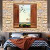 Window Decorative  Ins Style Large Tapestry Wall Hanging  Geometry Hippie Tapestry Home Room Decor Aesthetic Decoration