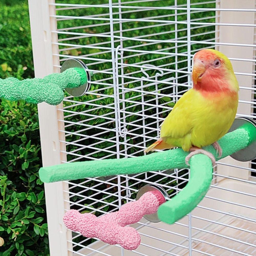 Resin Bird Grinding Claw Stick Y/T Shaped Bird Chew Rod Bird Standing Perches Stick  Budgie
