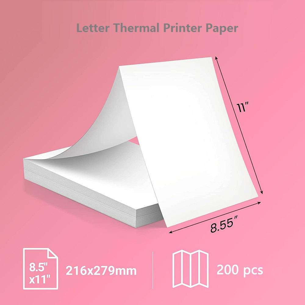 Термобумага A4 для печати, термопринтер для печати этикеток для M08F A4, бумага для печати букв, термобумага для печати, 200 шт.